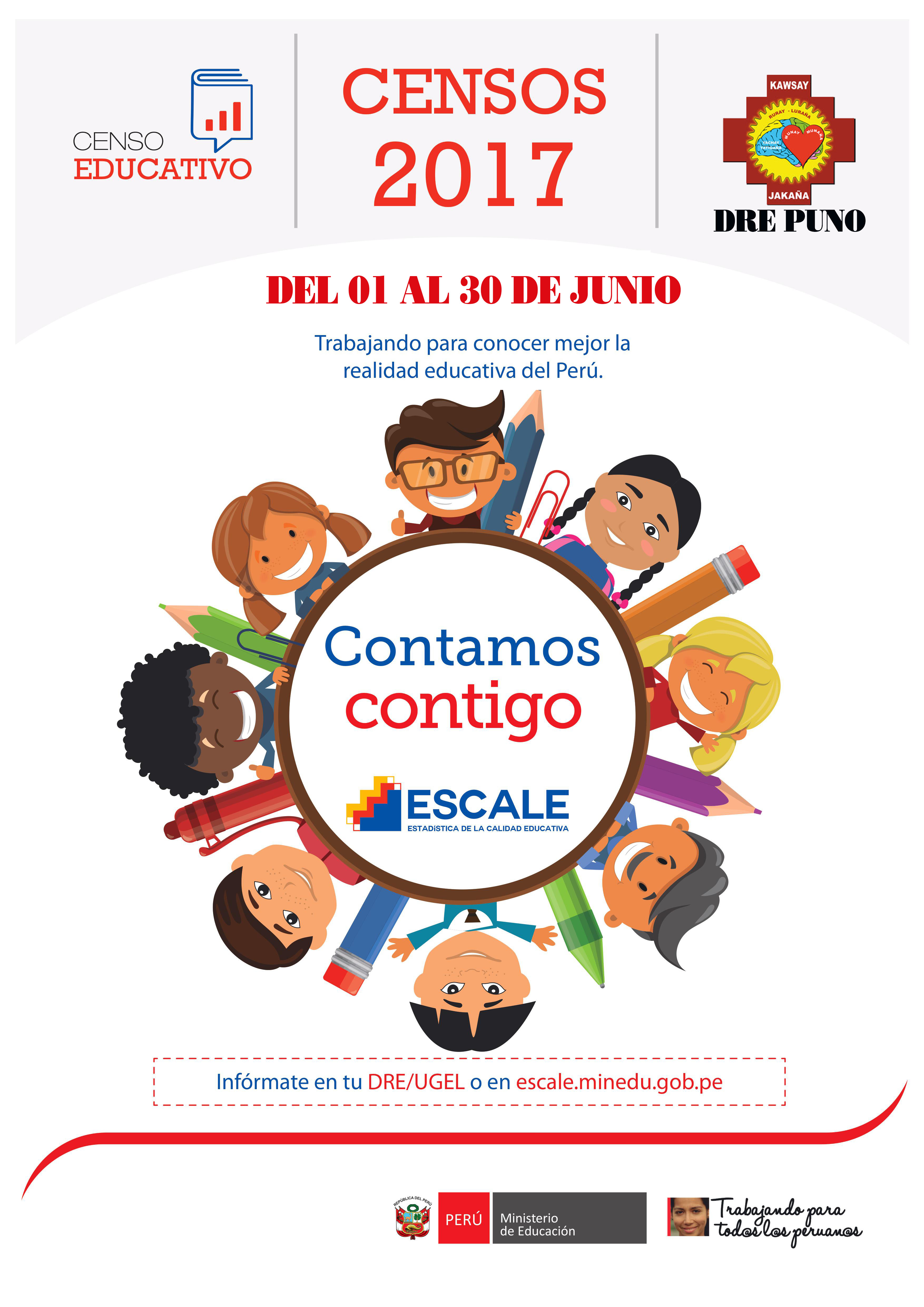 COMUNICADO CENSO EDUCATIVO 2017 – DEL 01 AL 30 DE JUNIO