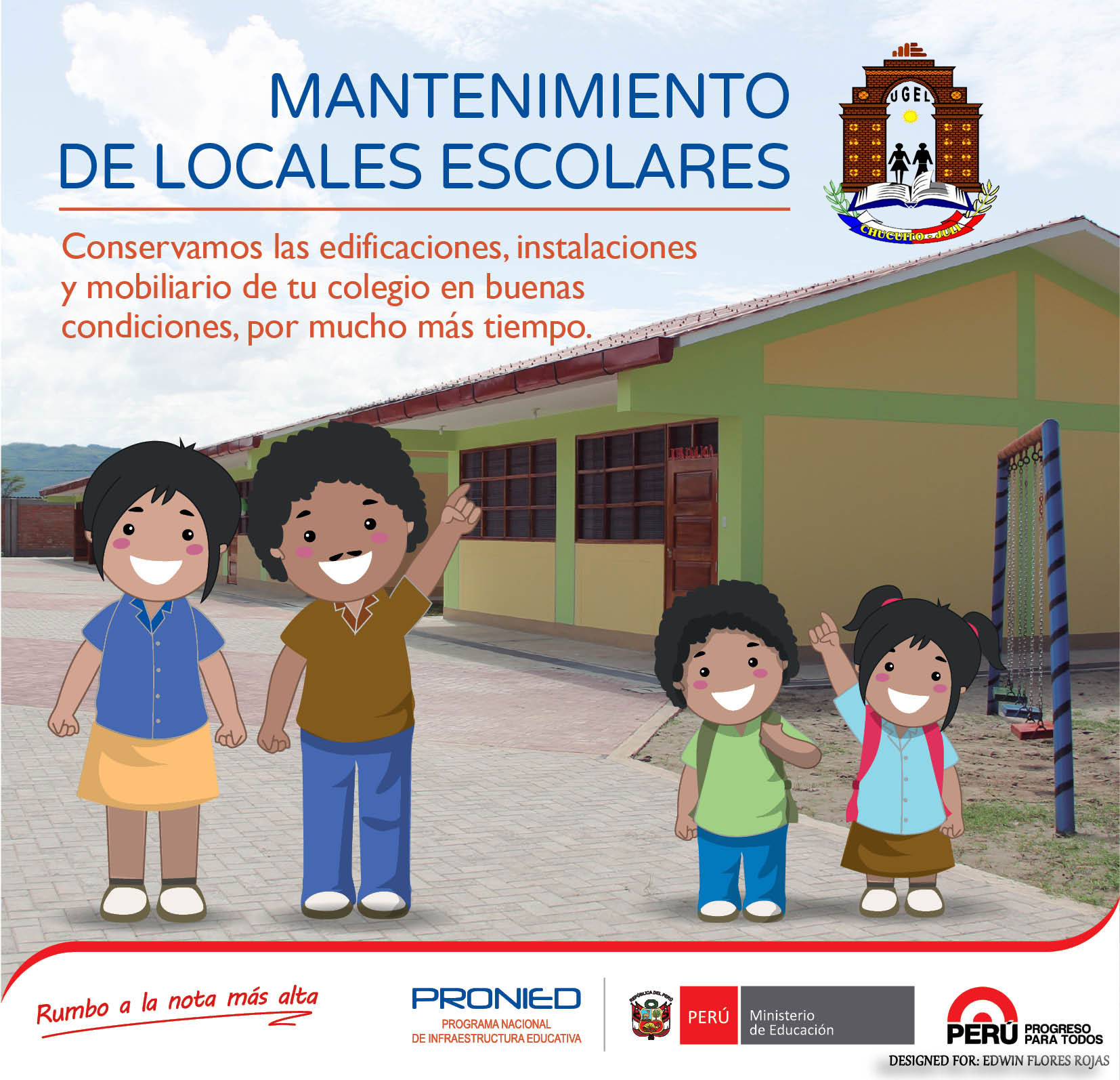 COMUNICADO N° 001. MANTENIMIENTO DE LOCALES EDUCATIVOS 2019. UGEL CHUCUITO.