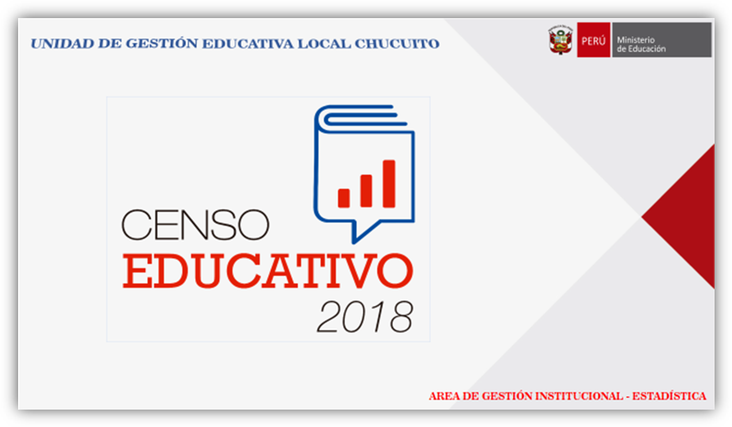 CAPACITACIÓN CENSO EDUCATIVO 2018 – MODULO I