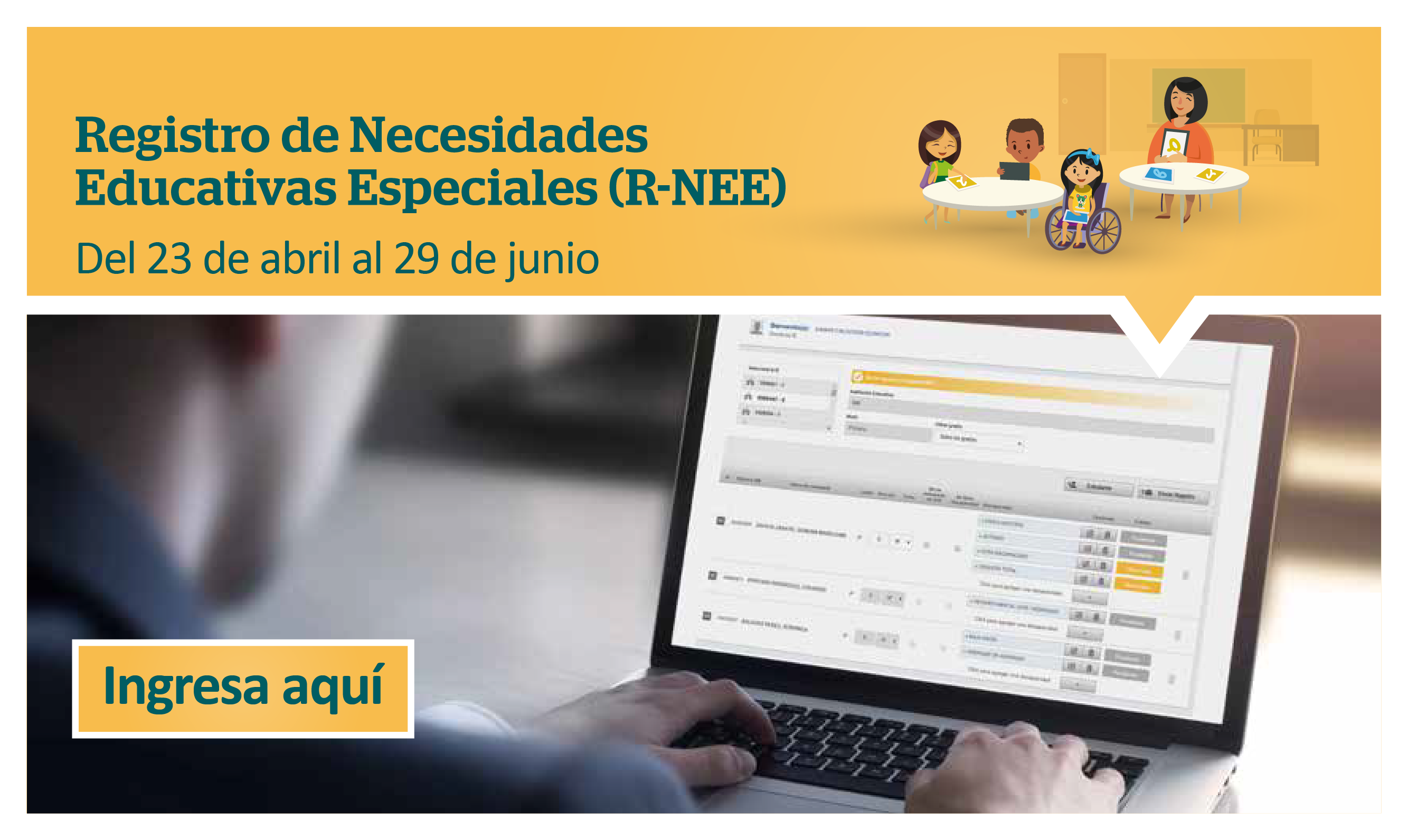 REPORTE DEL AVANCE DE REGISTRO DE ESTUDIANTES CON NECESIDADES EDUCATIVAS ESPECIALES (R-NEE) 2018