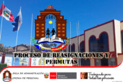 PROCESO DE REASIGNACIÓN DE PROFESORES EN EL MARCO DE LA LEY N° 29944 LEY DE REFORMA MAGISTERIAL – 2019. ETAPA INTEREGIONAL