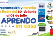 PROGRAMACIÓN Y  HORARIOS DE APRENDO EN CASA DEL 30 AL 03 DE JULIO