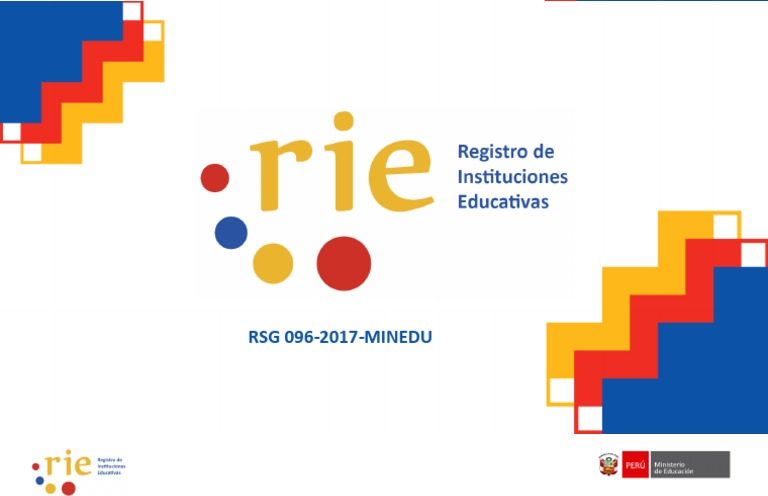 OFICIO MÚLTIPLE DE NOTIFICACIÓN. Implementación del Registro de Instituciones Educativas (RIE)