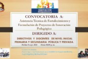 ASISTENCIA TÉCNICA DE FORTALECIMIENTO Y FORMULACIÓN DE PROYECTOS DE INNOVACIÓN PEDAGÓGICA.