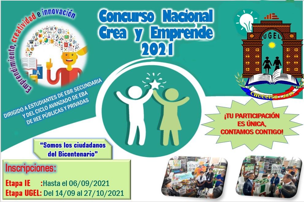 RESULTADO FINAL DEL CONCURSO EDUCATIVO- CREA Y EMPRENDE 2021