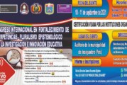 CONGRESO INTERNACIONAL DE FORTALECIMIENTO- PLURALISMO EPISTEMOLÓGICO EN LA INVESTIGACIÓN E INNOVACIÓN EDUCATIVA. DESAGUADERO 10 Y 11 DE SETIEMBRE.