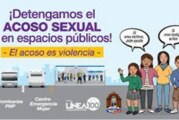El acoso sexual en espacios públicos ES VIOLENCIA.
