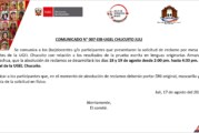 COMUNICADO 007-EIB – ABSOLUCIÓN DE RECLAMOS PRUEBA ESCRITA