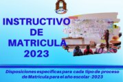 INSTRUCTIVO AÑO ESCOLAR 2023