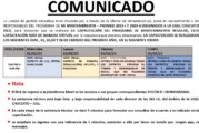 COMUNICADO INFRAESTRUCTURA: MI MANTENIMIENTO – PRONIED 2023-I y 2023-0