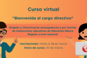 ATENCIÓN DIRECTIVOS: Inscríbite al curso virtual Directivos 2023 hasta el 14 de marzo