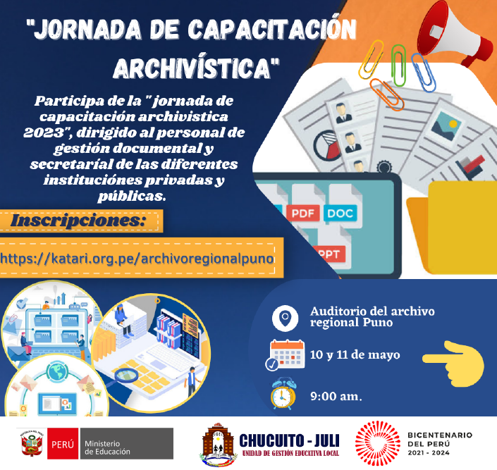 «JORNADA DE CAPACITACION ARCHIVISTICA 2023»
