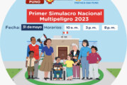 COMUNICADO PREVAED: PARTICIPAR EN EL PRIMER SIMULACRO NACIONAL MULTIPELIGRO 2023