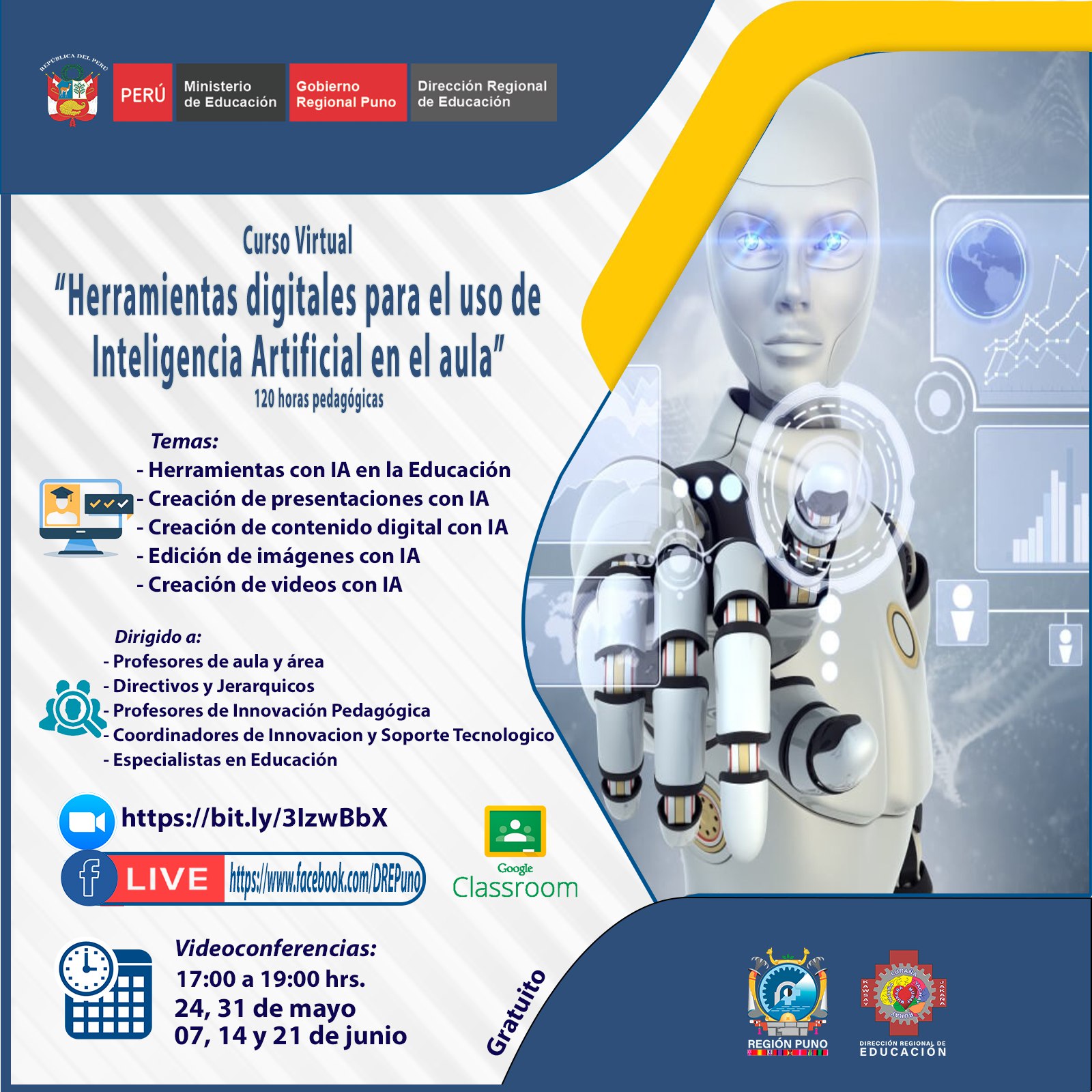 Curso Virtual «Herramientas Digitales para el uso de la Inteligencia Artificial en el Aula»
