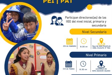 I TALLER DE ELABORACIÓN, IMPLEMENTACIÓN Y EVALUACIÓN DE LOS DOCUMENTOS DE GESTIÓN PEI – PAT