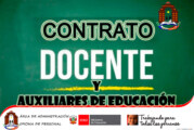 ADJUDICACIÓN DE PLAZAS VACANTES AUXILIARES DE EDUCACIÓN Y DOCENTES DE LA PRUEBA NACIONAL Y DE EXPEDIENTES (27-03-2024)