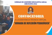 CONVOCATORIA A LA ASISTENCIA TÉCNICA VIRTUAL “JORNADA DE REFLEXIÓN PEDAGÓGICA” 2024