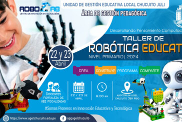 TALLER DE ROBÓTICA EDUCATIVA 2024 | NIVEL PRIMARIO