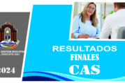 RESULTADOS FINALES COORDINADOR DE INNOVACIÓN Y SOPORTE TECNOLÓGICO CAS Nº 027 – 2024