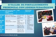 II TALLER  DE FORMACIÓN DOCENTE EN EL NIVEL PRIMARIA