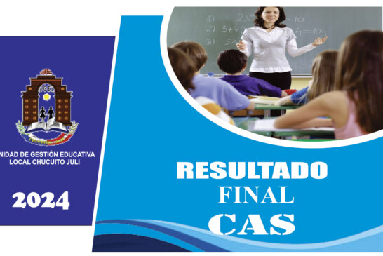 RESULTADOS FINALES CONTRATO CAS Nº 033 – PISCÓLOGO