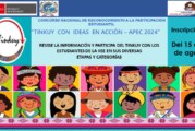 CONCURSO NACIONAL DE RECONOCIMIENTO A LA PARTICIPACIÓN ESTUDIANTIL. «TINKUY CON IDEAS EN ACCIÓN – APEC 2024»