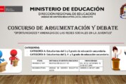 CONCURSO DE ARGUMENTACIÓN Y DEBATE