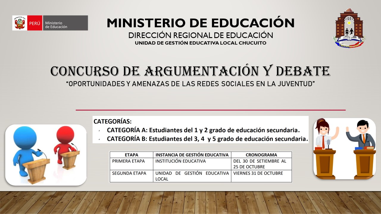 CONCURSO DE ARGUMENTACIÓN Y DEBATE