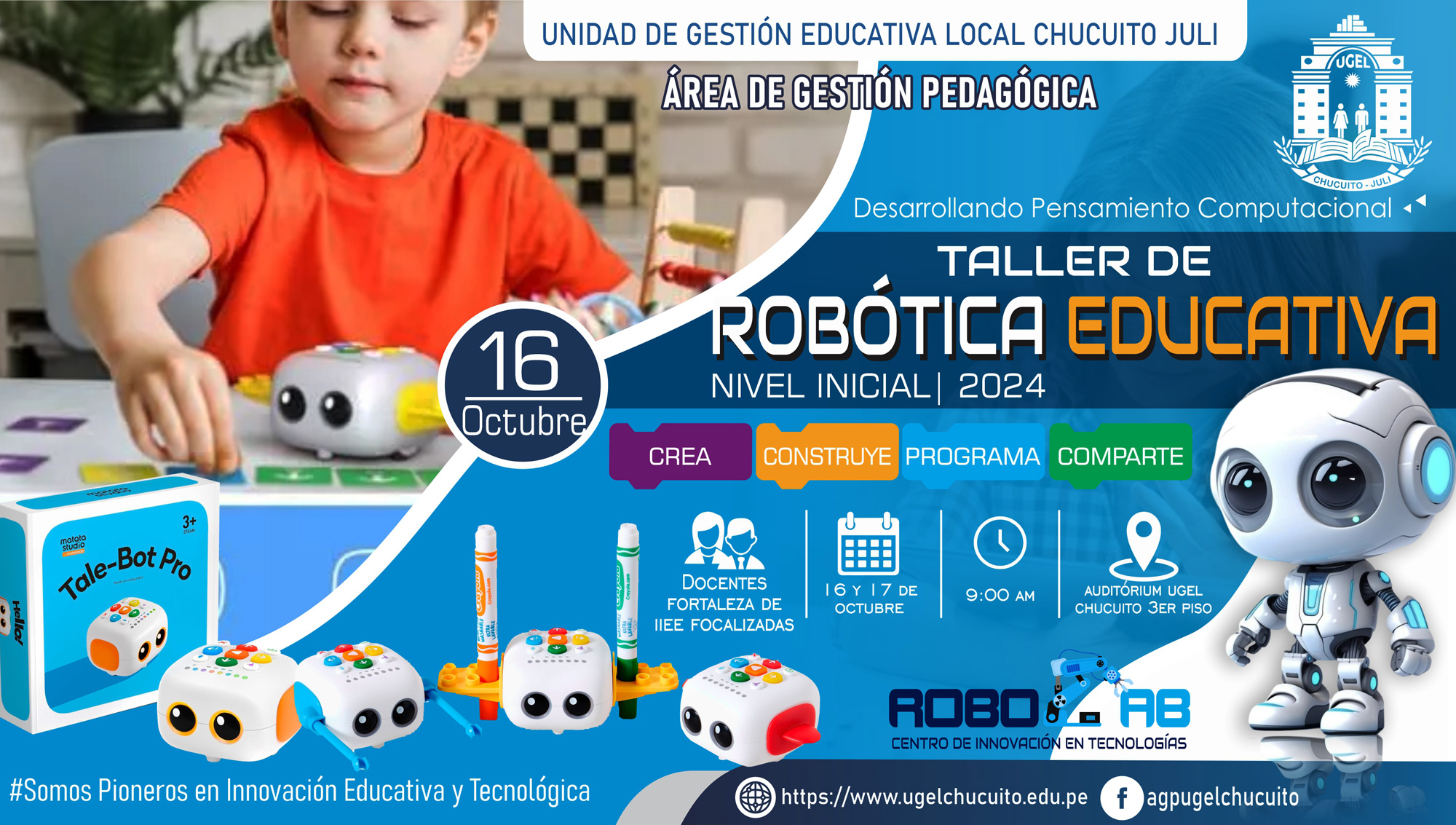 TALLER DE ROBÓTICA EDUCATIVA | NIVEL INICIAL