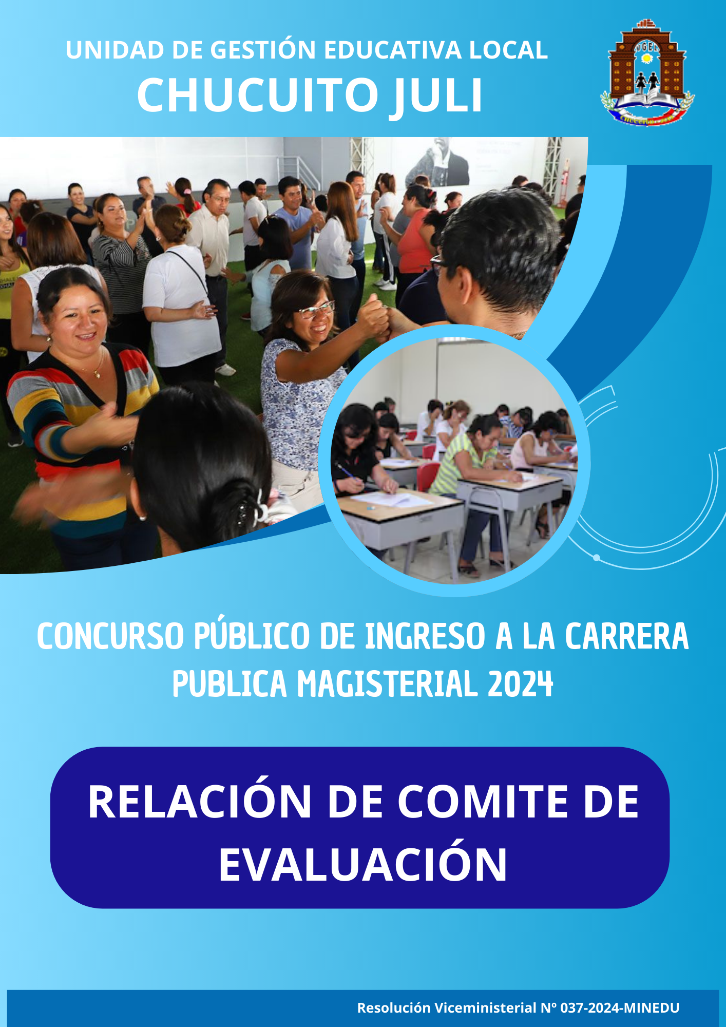 COMUNICADO Nº 01  CONCURSO PÚBLICO DE INGRESO A LA CARRERA PUBLICA MAGISTERIAL 2024