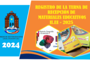 REGISTRO DERESPONSABLES DE APOYO A LA COMISIÓN DE CONDICIONES OPERATIVAS PARA LA RECEPCIÓN DE MATERIALES EDUCATIVOS DOTACIÓN 2025 – PERIODO VACACIONAL