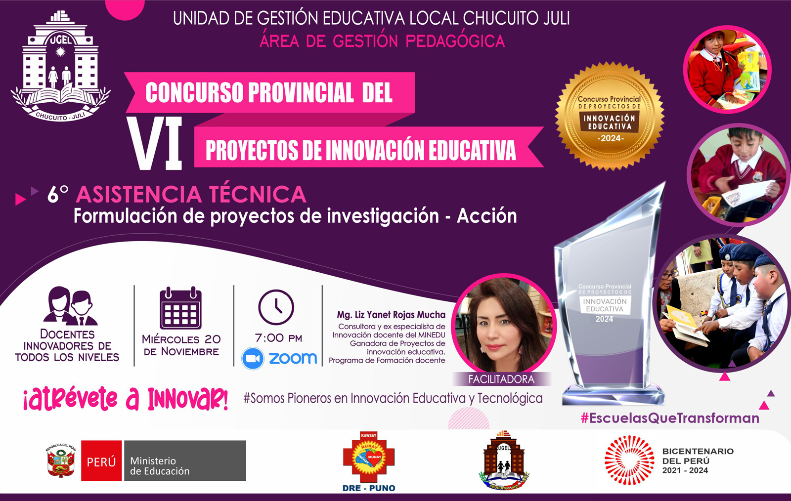 6° AT Formulación de Proyectos de Investigación – Acción | VI CPPIE 2024