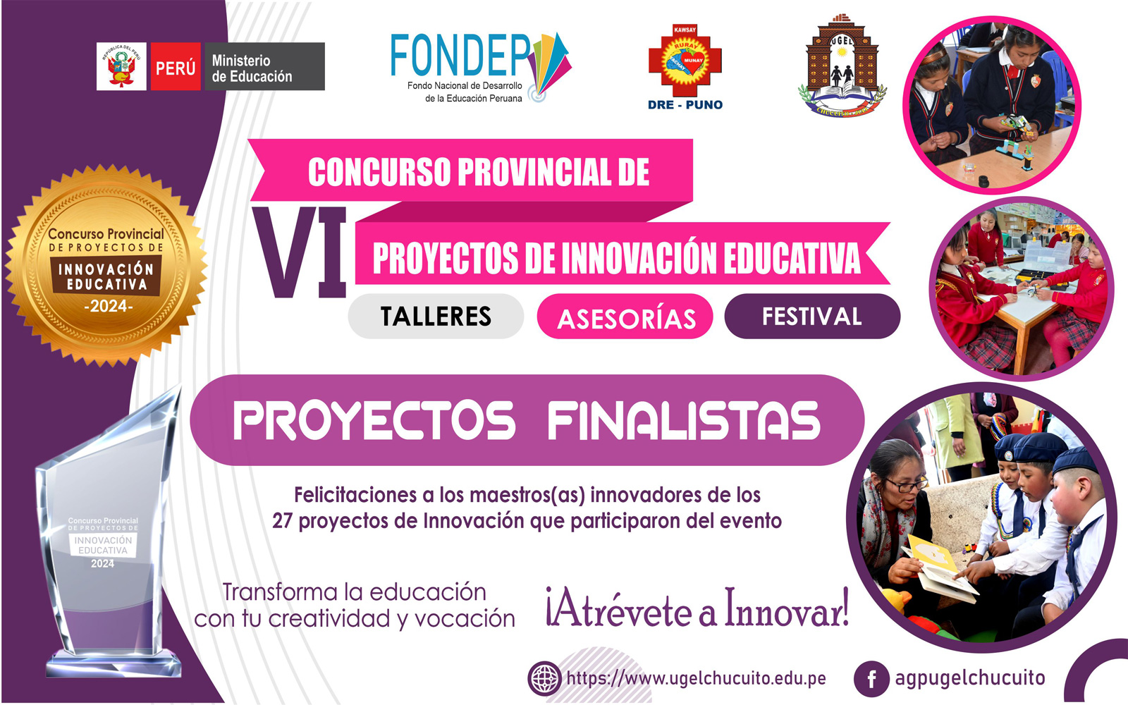 PROYECTOS FINALISTAS DEL VI CPPIE | EDICIÓN 2024