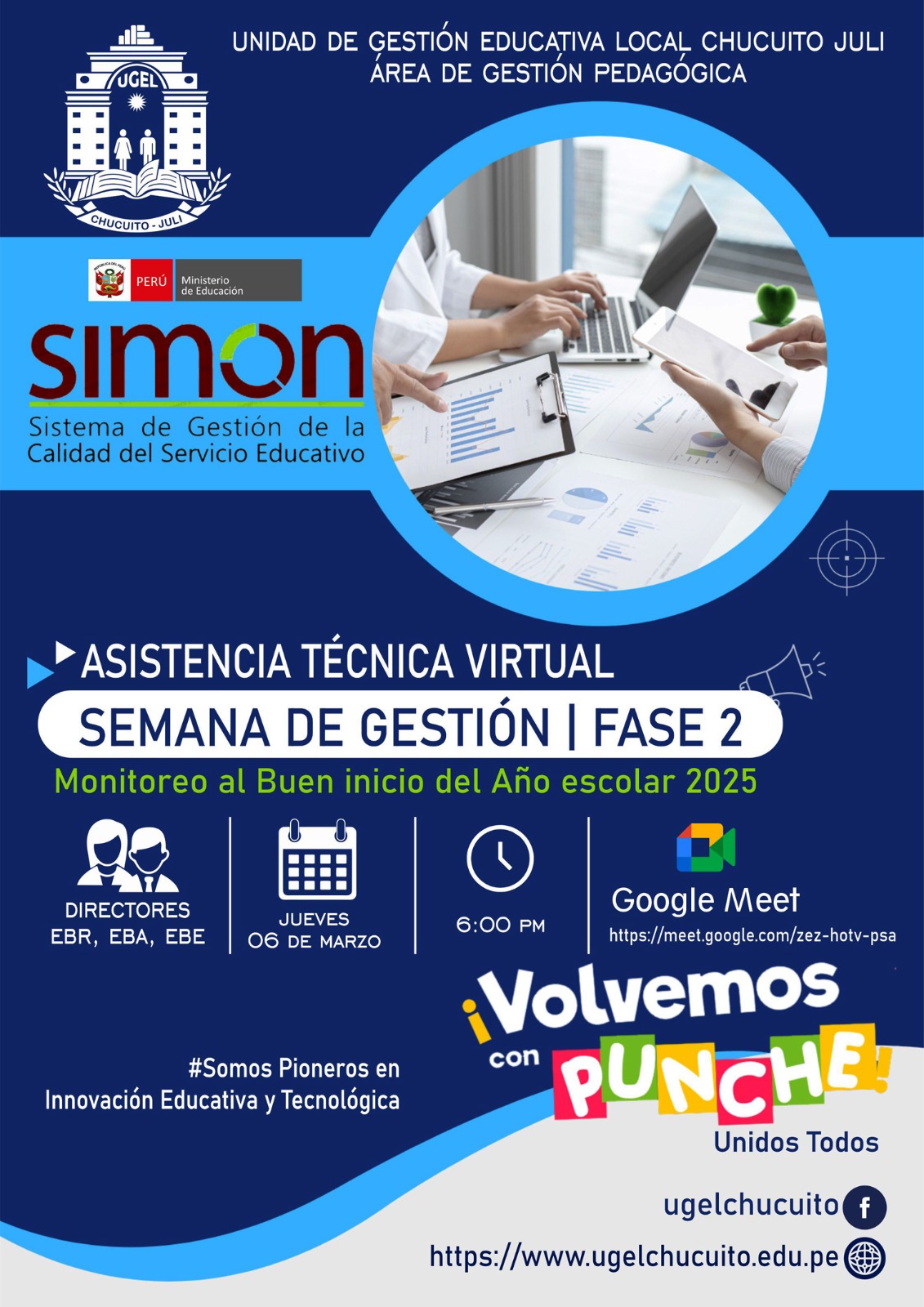 ASISTENCIA TÉCNICA VIRTUAL – BUEN INICIO DEL AÑO ESCOLAR (BIAE) – Fase 2