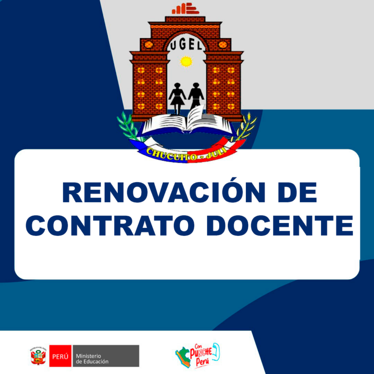COMUNICADO N° 001-2026 – RELACIÓN DE DOCENTES RENOVADOS Y NO RENOVADOS