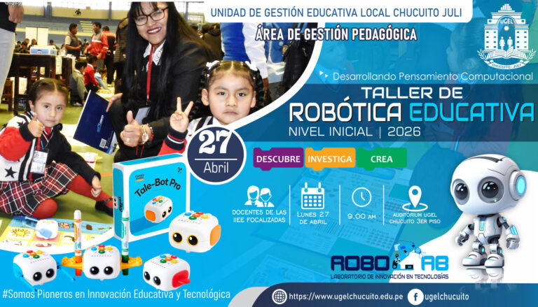 TALLER DE ROBÓTICA EDUCATIVA | NIVEL INICIAL
