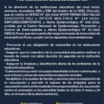 RECOMENDACIONES DE LA RED DE SALUD A LA UGEL CHUCUITO DEBIDO A LA ALERTA SANITARIA POR TRANSMISIÓN LOCAL DE SARAMPIÓN