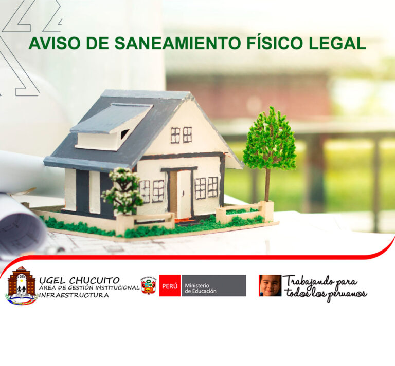 AVISO DE SANEAMIENTO FÍSICO LEGAL DE FECHA 09/04/2026. PREDIOS UBICADOS EN LA PROVINCIA DE CHUCUITO – DPTO. PUNO