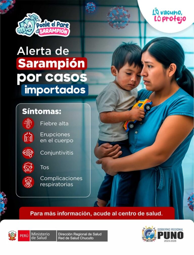 ALERTA EPIDEMIOLÓGICA Nº 02-2026 ALTO RIESGO DE IMPORTACIÓN Y TRANSMISIÓN DE SARAMPIÓN Y POLIO