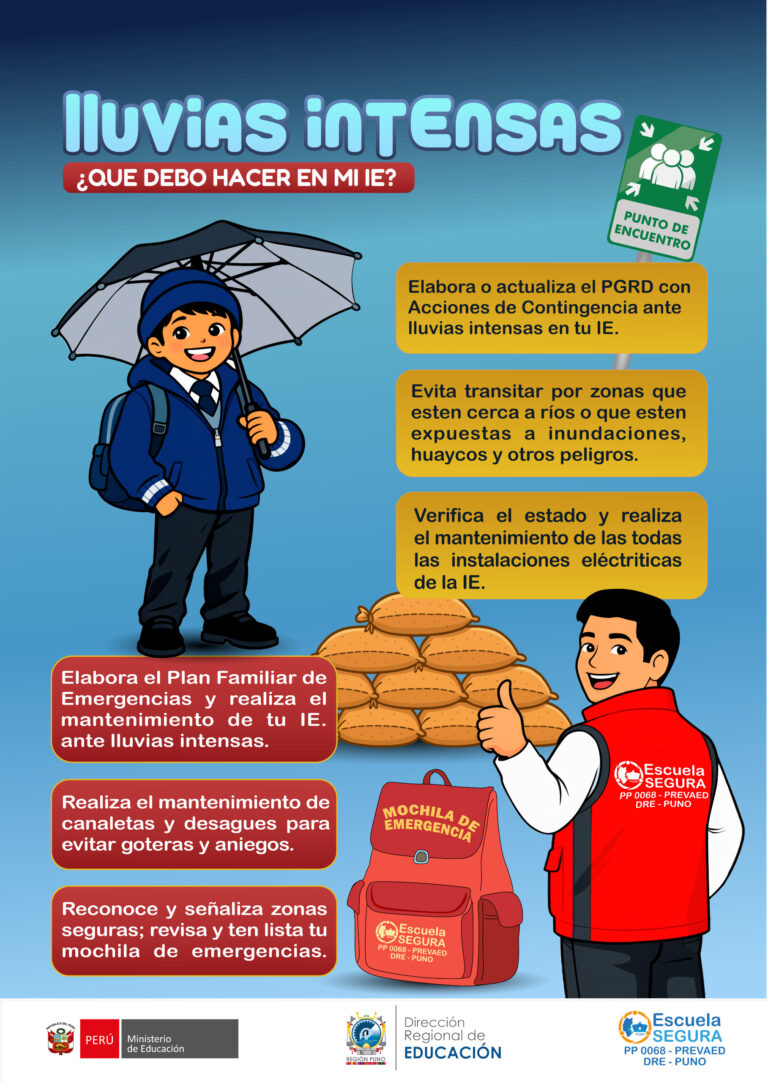 ALERTA ANTE LLUVIAS INTENSAS