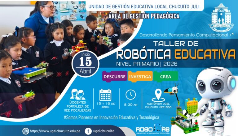 TALLER DE ROBÓTICA EDUCATIVA | NIVEL PRIMARIO