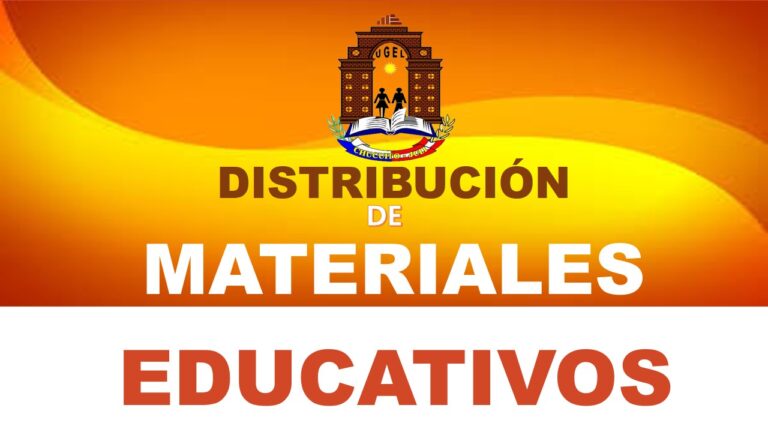 COMUNICADO – PRIMERA DISTRIBUCIÓN DE MATERIAL DE OFICINA 2026 A INSTITUCIONES EDUCATIVAS
