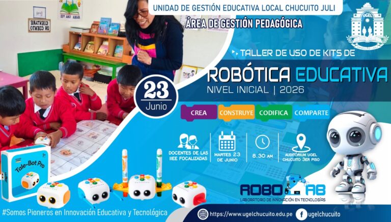 2° TALLER DE ROBÓTICA EDUCATIVA | NIVEL INICIAL
