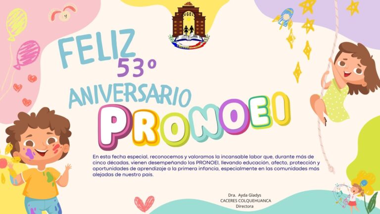 FELIZ ANIVERSARIO PRONOEIs