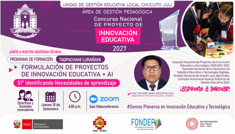 ASISTENCIA TÉCNICA | FORMULACIÓN DE PROYECTOS DE INNOVACIÓN – CNPIE 2027