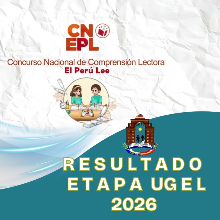 RESULTADOS PERU LEE ETAPA  UGEL