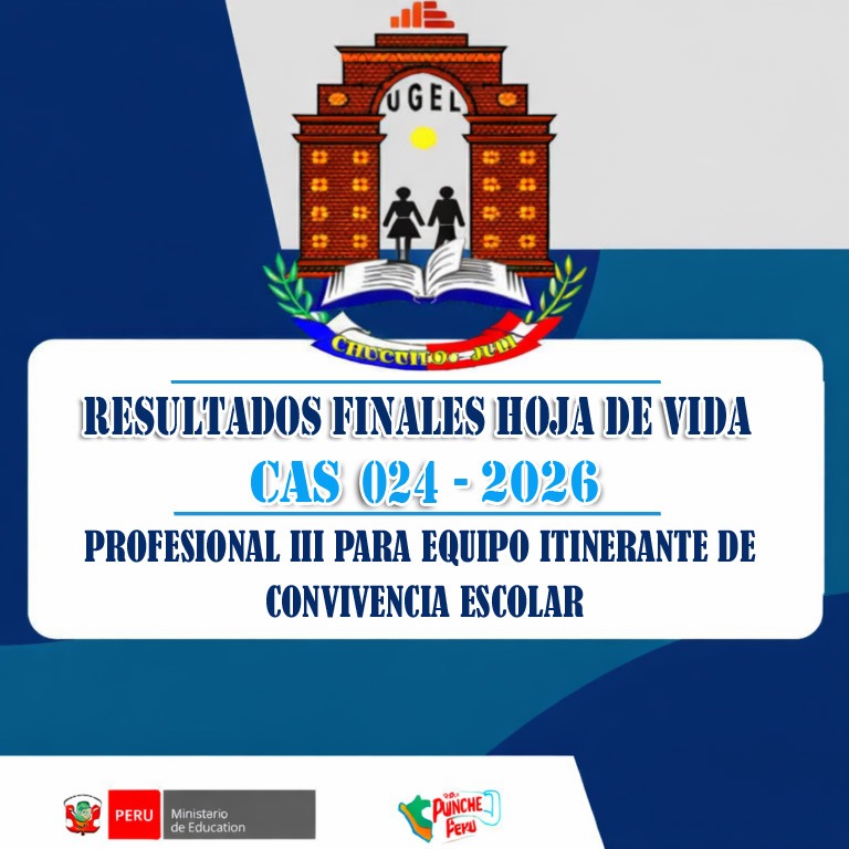 RESULTADO FINAL HOJA DE VIDA | CAS N° 024 PROFESIONAL III EIC